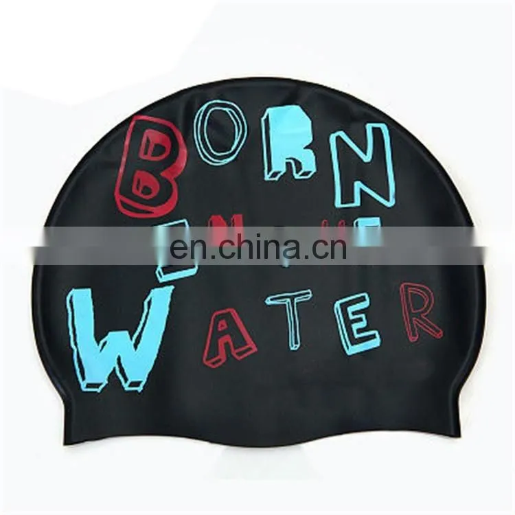 Multicolored Silicone Swim Cap / Swimming Hats from DR factory