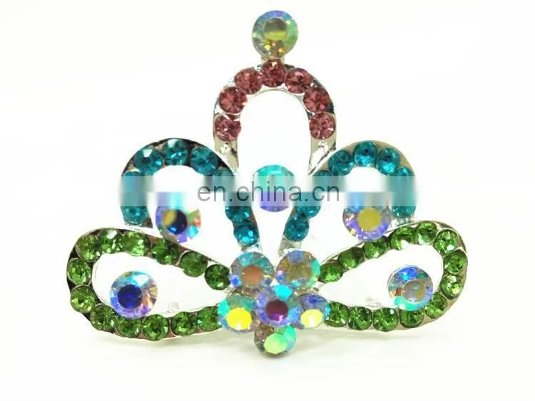 Alloy Crystal Crown Tiaras Wholesale Princess Flower Handmade Bridal Tiaras