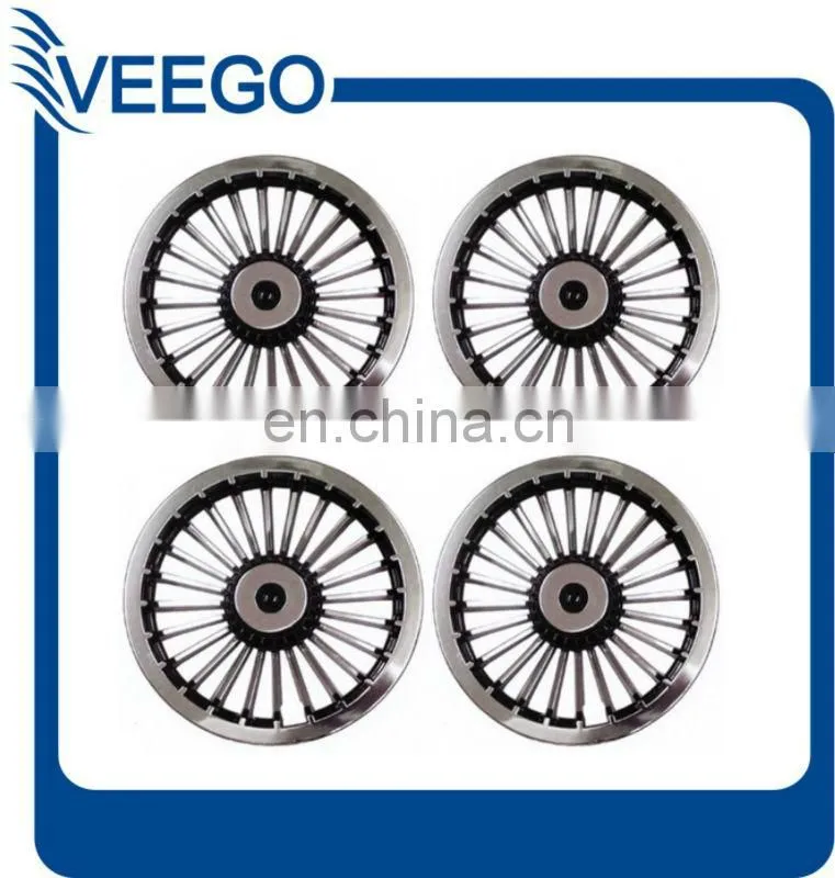 Set of 4 golf cart hubcaps 8' wheel covers fit Club Car Yamaha Ezgo