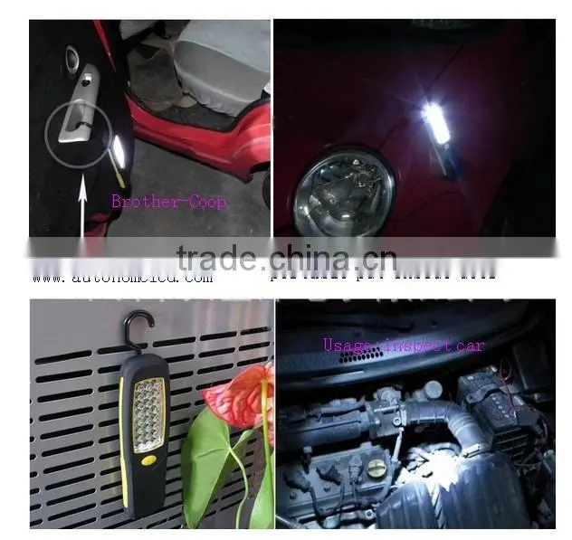 3W LED COB Rechargeable Work Light Inspection Lamp Hand Torch Flexible Magnetic