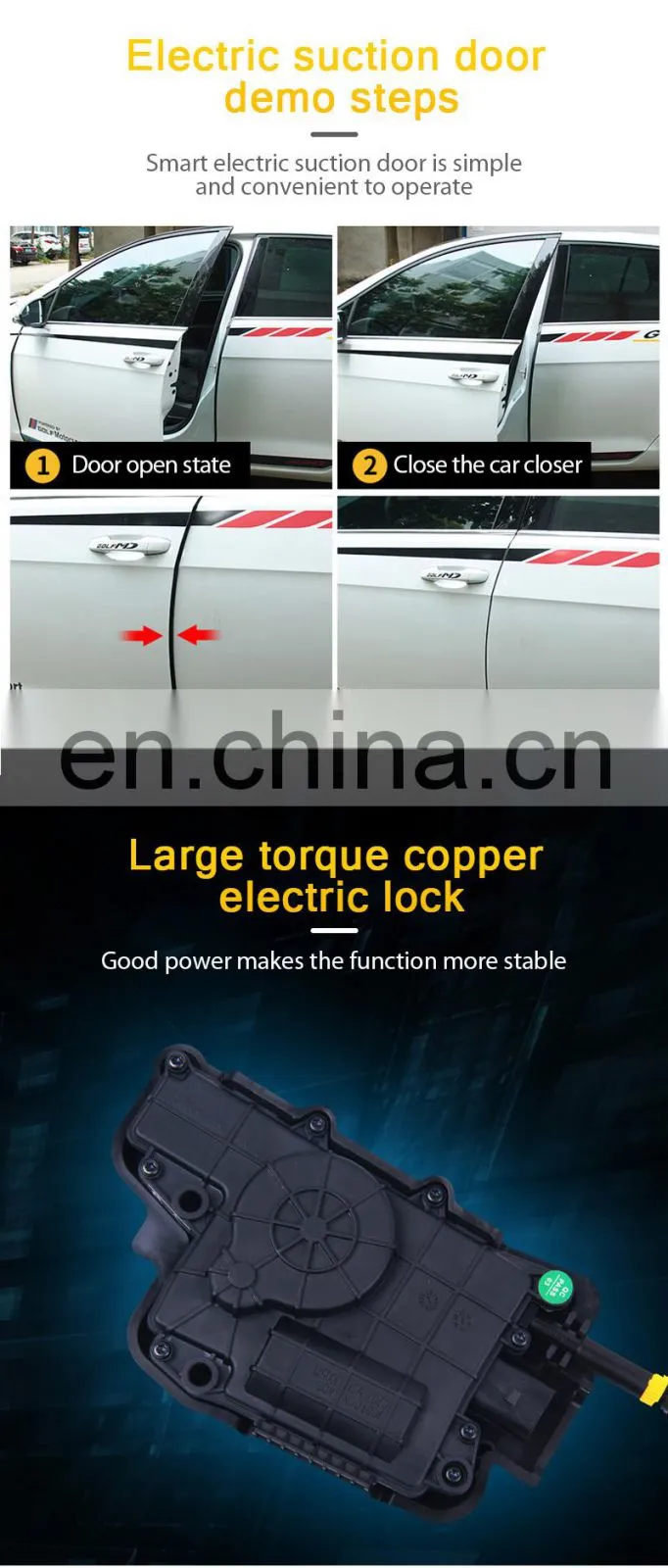 Hot sell plug and play automatic car door lock electric suction door car for Mercedes benz C Class Series