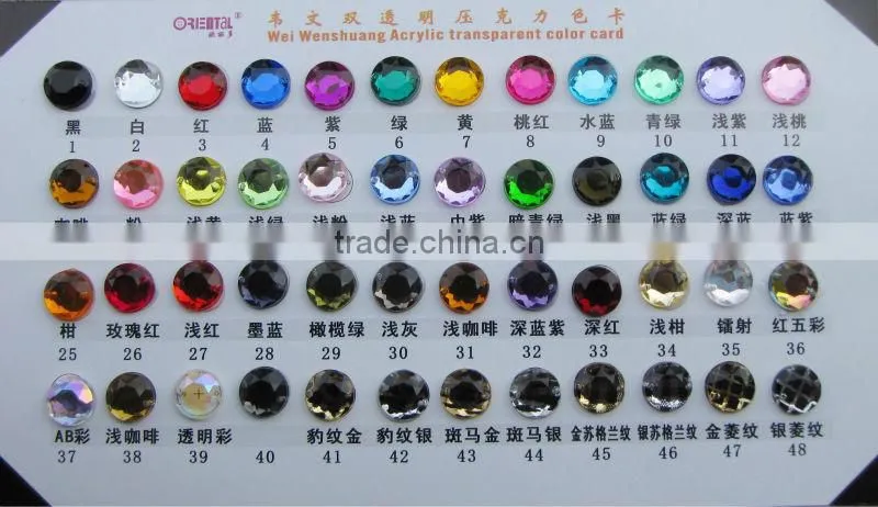 fan-hape two-hole stone for decoration