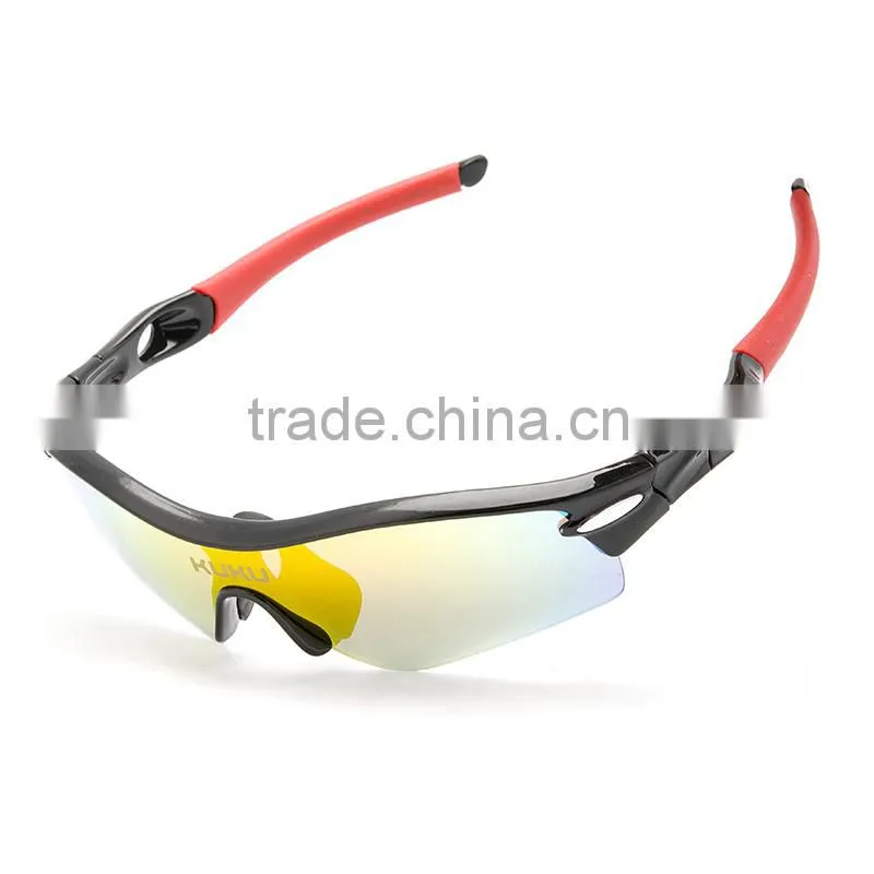 5 Color frame optional sports sunglasses anti impact cycling race sunglasses
