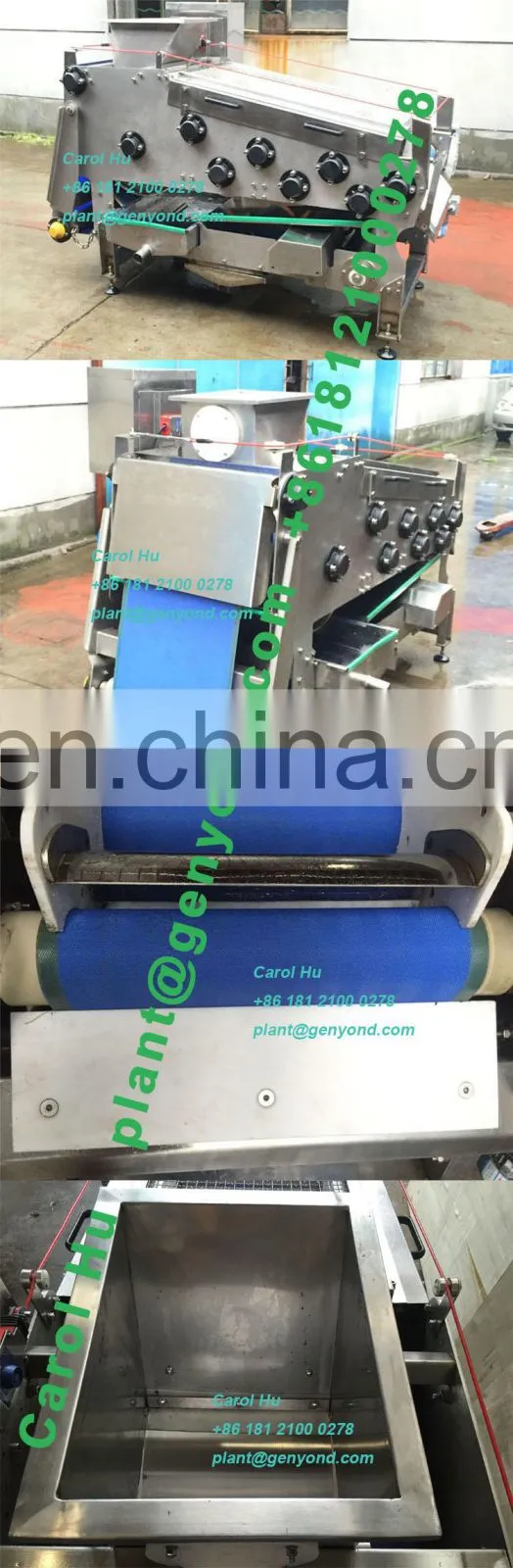 Energy Saving apple juice belt press / juicer machine