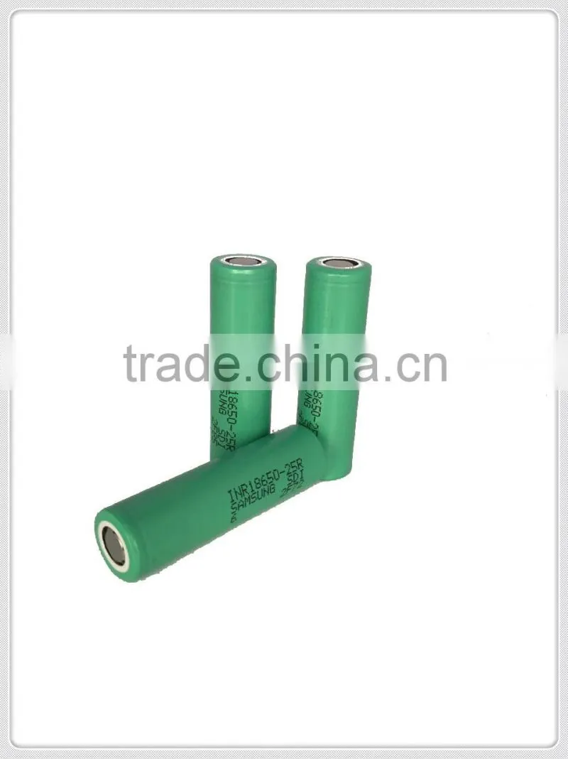 Samsung 25R 2500mah li-ion rechargeable 18650 battery for self balancing scooter