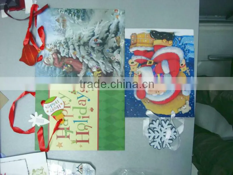 3D handmade decoration chriatmas greeting card