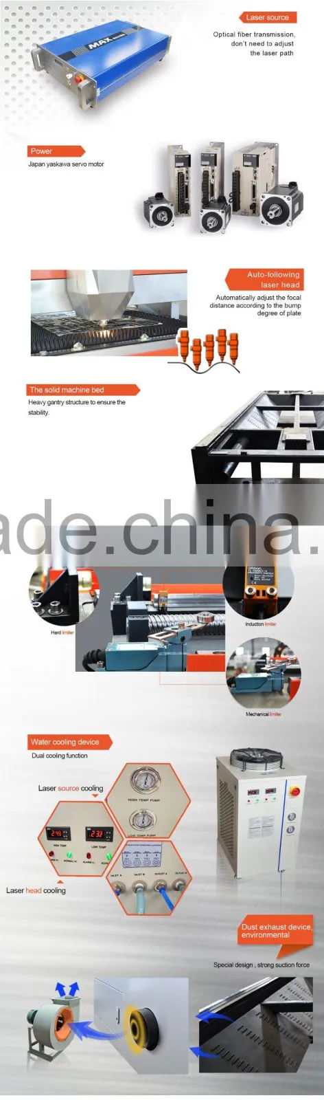 sheet metal cutting machine fiber laser
