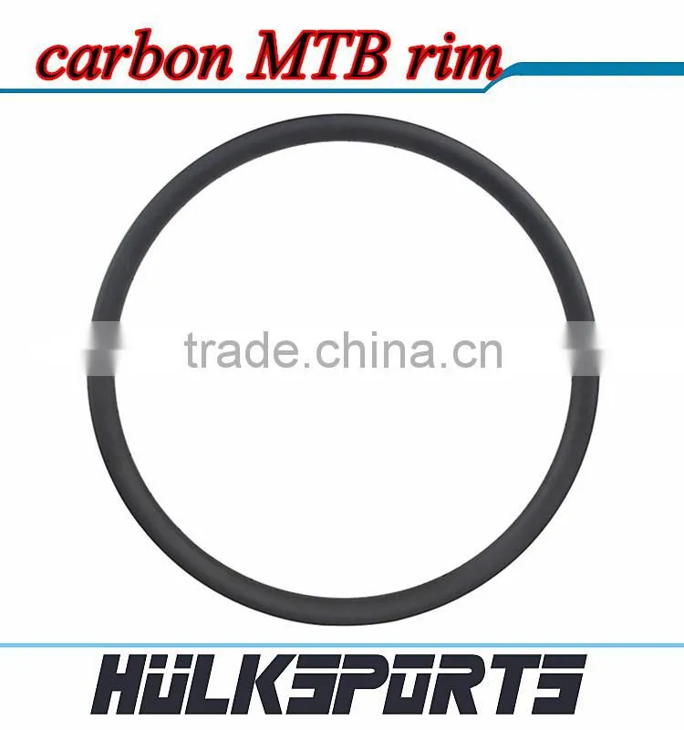 29er 42mm Width Carbon rims MTB rims Tubuless carbon periphery Hookless carbon mtb rim used for mountain bike