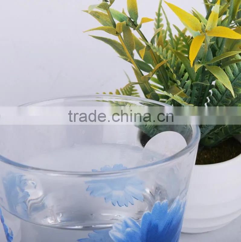 Popular design different sizes glass water jug set /crystal shot water coffee glass cup