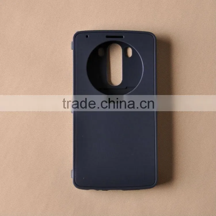 flip leather wallet case for lg g3