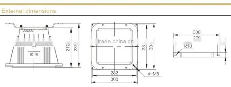 NFC9100 Anti-glare Ceiling Light
