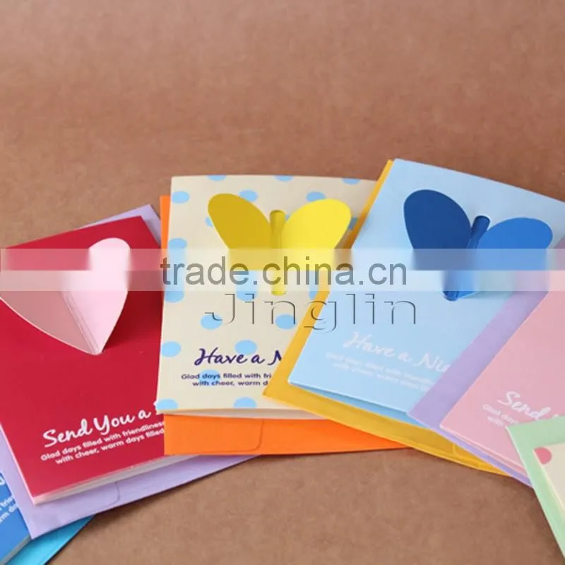 Nice design color printed gift card manufacturer