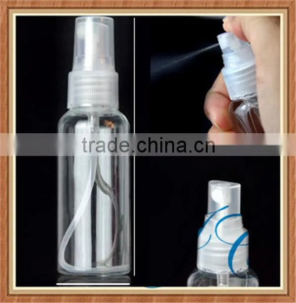 High quality transparent plastic spray bottle with fast production and shipping