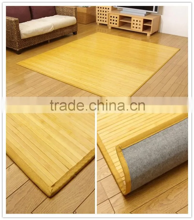 China made practical summer cool natural bamboo carpet rug
