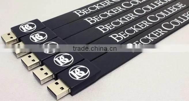 Custom wearable items bracelet style flash drives usb