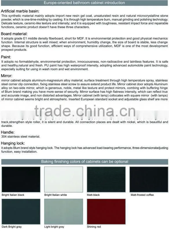 600mm Bathroom Cabinet (PC033ZG-4)