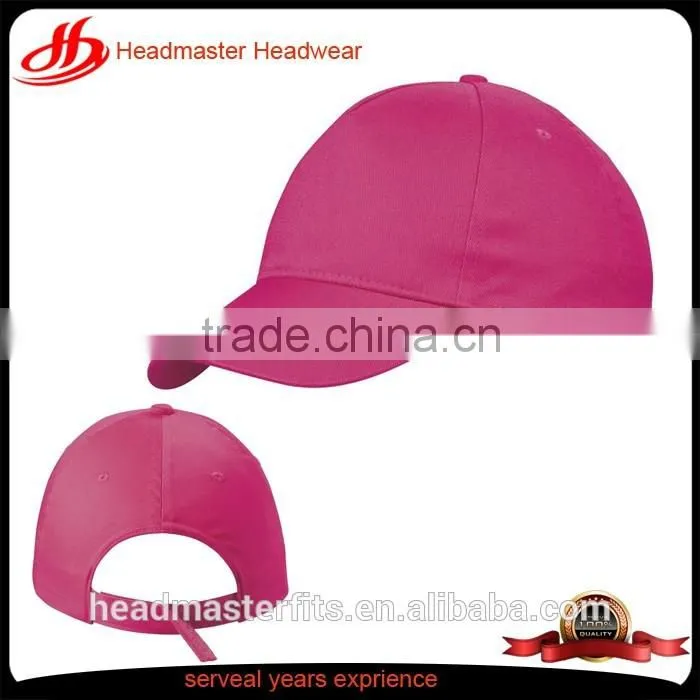 100% polyester mens blank plain baseball caps from china