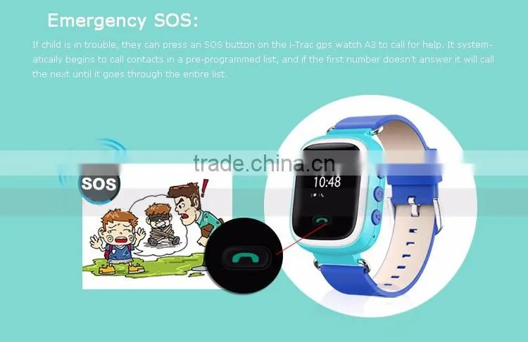 GPS Watch Tracker for Alzheimer Security and Adult Monitoring