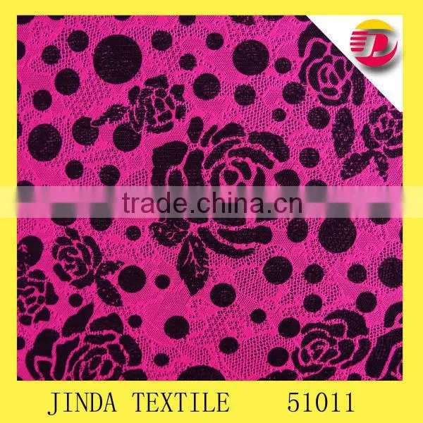 soft stretch lace fabric /print lace fabric for 2014 summer fashion dress
