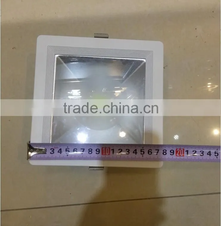 Square Die Sasting LED Downlight COB 10w 20w 30w Round LED Ceiling Lamp LED Spotlights