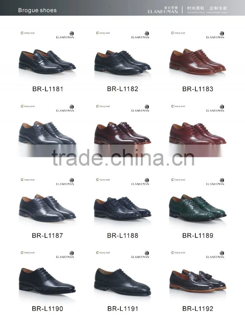 Hot sell real leather shoes men dress shoes genuine leather handmade shoes