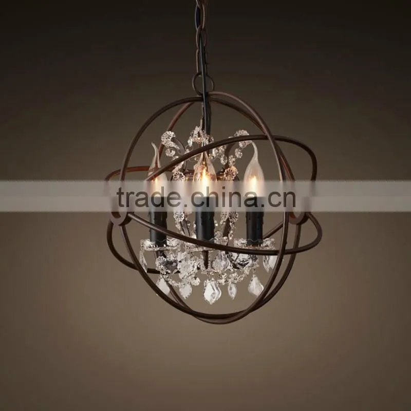 iron classic led industry pendant light in china