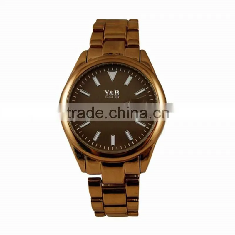 2013 Wholesale New Gold Titanium Japan Movt watch man