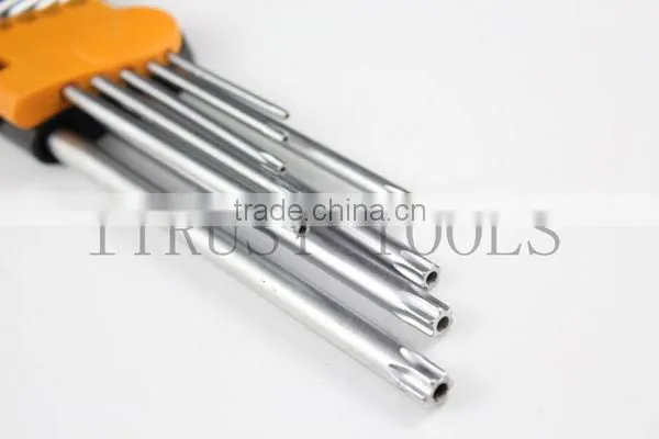 9pcs Extra Long Torx Hex Key Set With Mat Finish