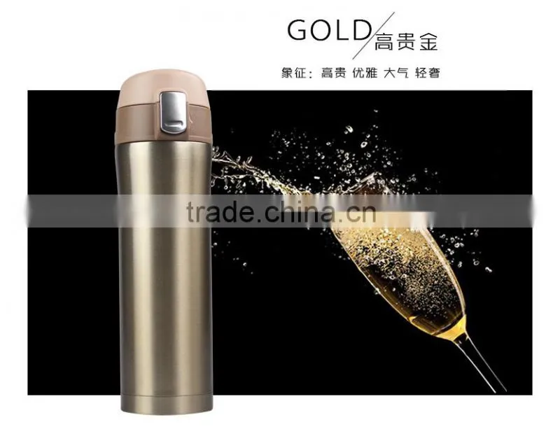 stainless steel hot water bottle with lock lid