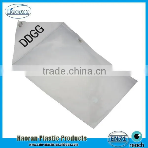 New design clear plastic permit holder with eyelet factory supply