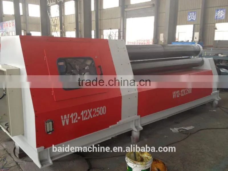 CNC 4 roller plate rolling machine