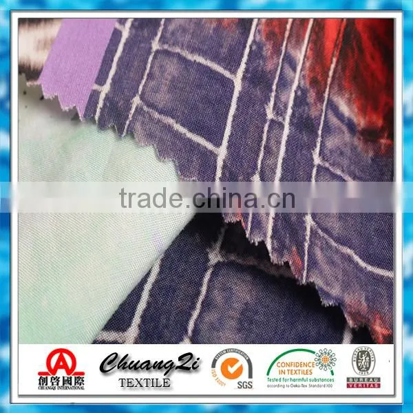 different types of fabric prints rayon screen printing fabric