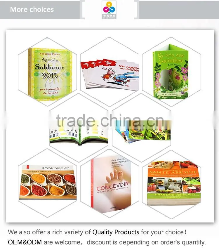 Catalogue print 2016 silk brochure printing offset printing hard cover and soft cover book printing