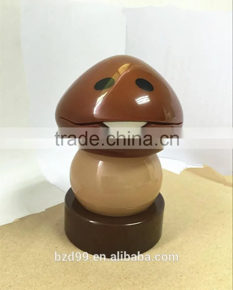 2016 New Original Design Push Control Battery Operated Mushroom Cartoon LED Bedside Table Lamp
