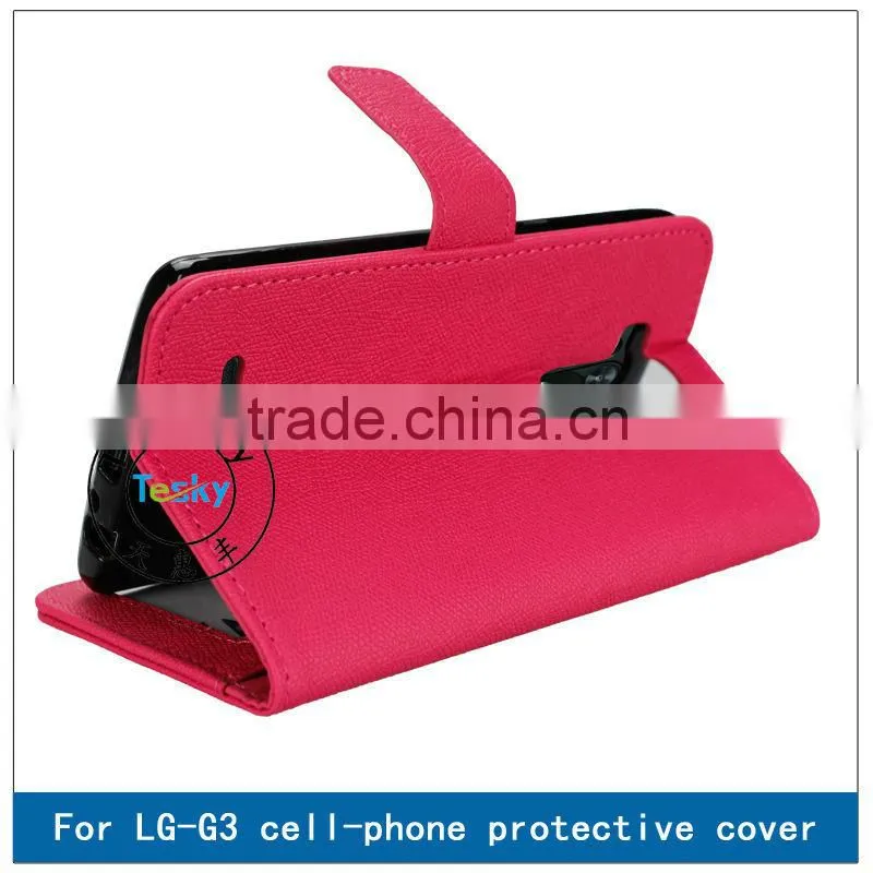 FOLIO COVER CASE FOR LG G3,LOVELY TRAVEL CASE FOR LG G3 WITH STAND