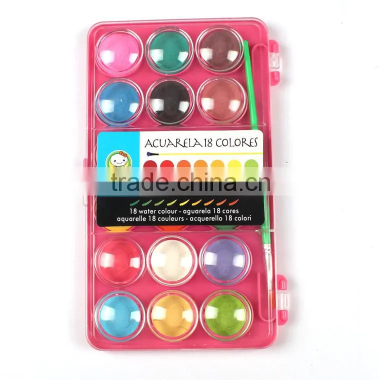 Best Quality Cheap 6Colors Dry Water color Paint Set In Stock