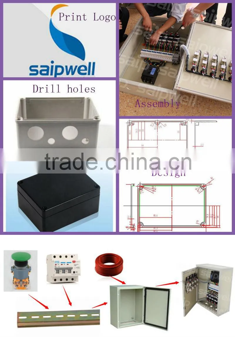 SAIPWELL 1000*600*200mm Large Size Outdoor Metal Box Steel Cabinet