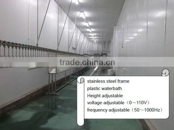 poultry killing and bleeding line