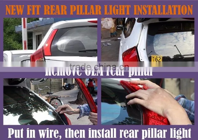 BODY KIT LED Tail Rear For HONDAA FIT Signal REAR Pillar Light