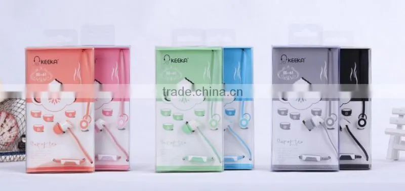 promotion earphone for girls promotional earbuds in 2016