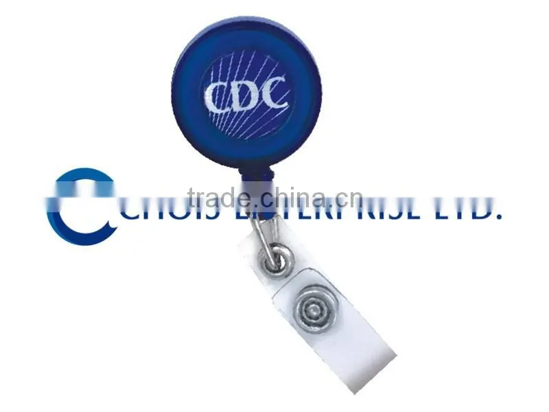 Custom Yoyo Badge Reel/ID Card Holder Round Badge Reels Retractor