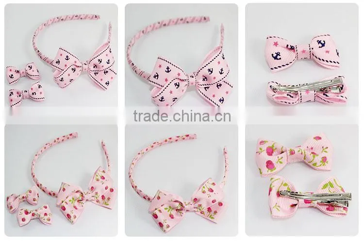 children's hair accessories australia ecofriendly material fold over elastic and hair band bow