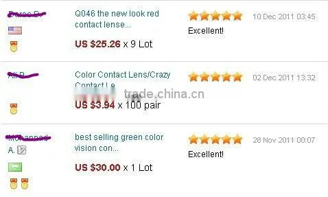 The Spiderwick Chronicles cosmetic wholesale colour contact lenses