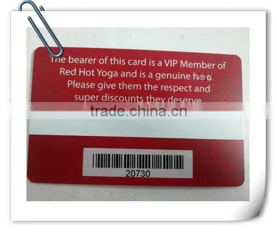 Panton both sides full color printing salon membership card manufacturer