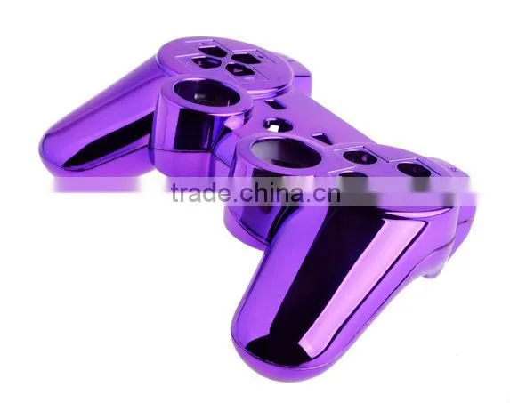 High quality Purple chrome shell housing for PS3 controller promotion Full Shell