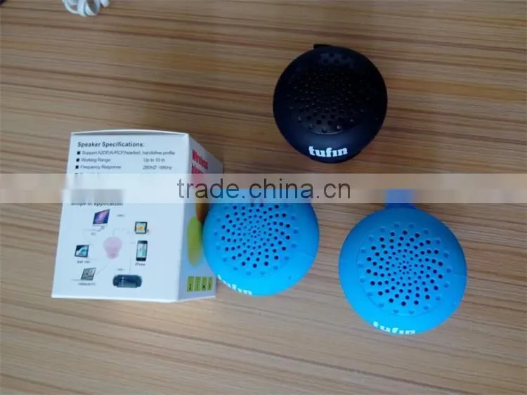 Cheapest Mushroom Mini Handfree Stereo Bluetooth Silicon Sucker Speaker