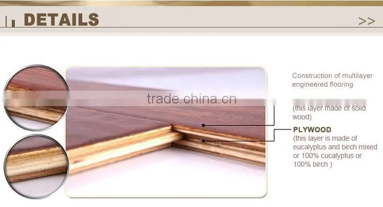 Solid Balsamo hardwood Flooring(FSC CE )
