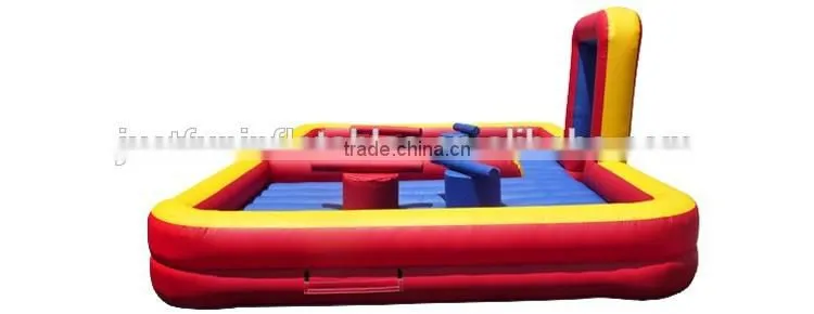 2 in 1 interactive game inflatable gladiator joust arena for sale