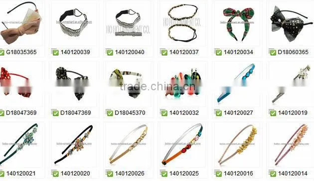 High quality hair accessory fashion handmade accessory