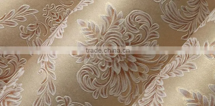 fireproof interior embossed self adhesive home wallpaper